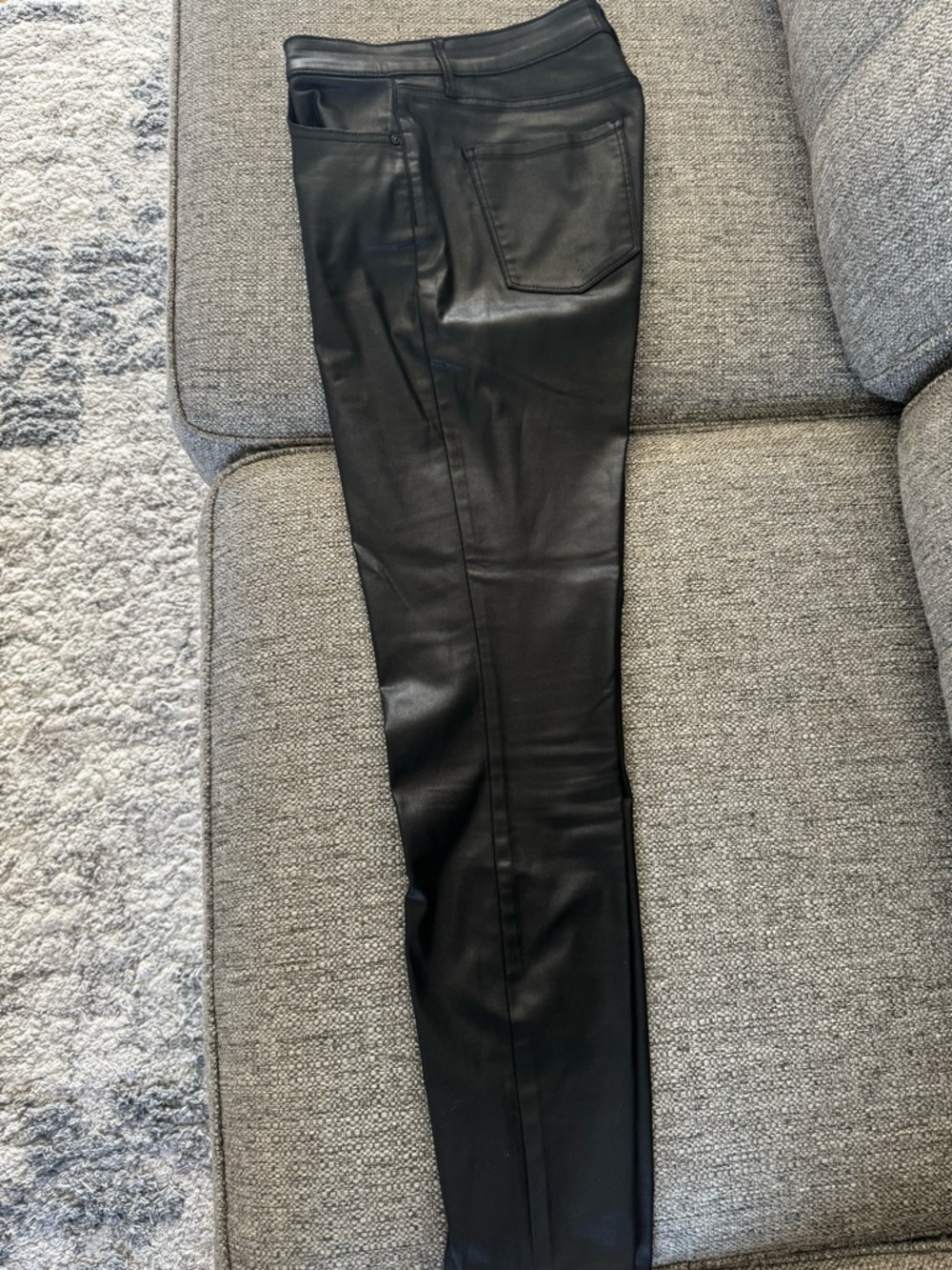 White House Black Market leather pants Women’s Black Faux Leather Skinny Fit